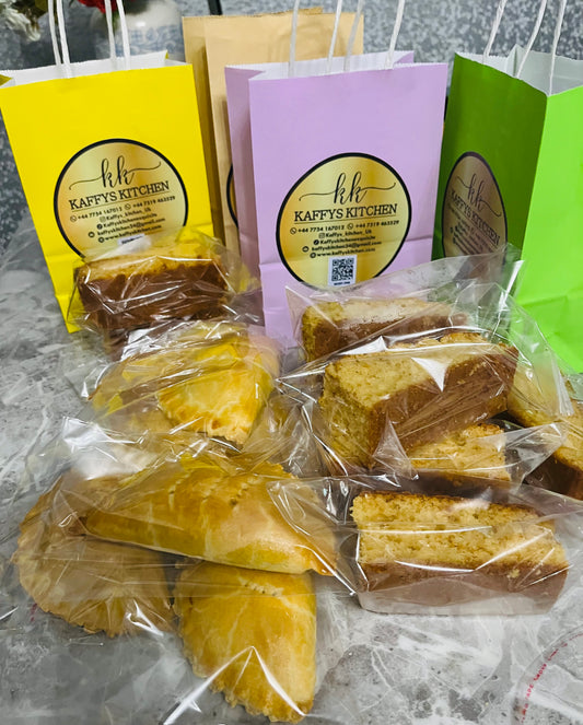 Choose Your Pie & Cake! Party Bags £5 🛍️ (any three items)